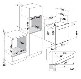 Духова шафа електрична WHIRLPOOL WOI9A8PT1SBA: 5