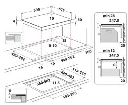 Варильна поверхня індукційна WHIRLPOOL WSQS460NE: 2