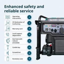 Газово-бензиновий генератор інверторний Konner&Sohnen KS 6500iEG: 9