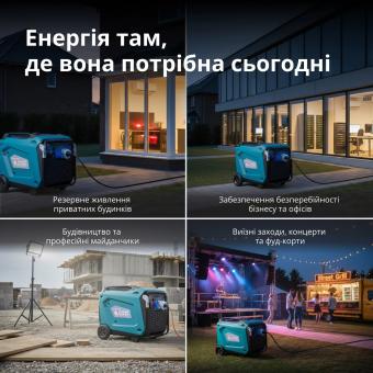 Бензиновий генератор інверторний Konner&Sohnen KS 9500iE S ATSR: 4