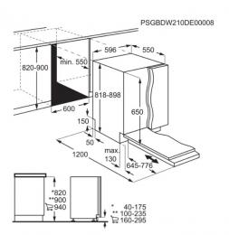 Вбудована посудомийна машина Electrolux E62LB200T: 5