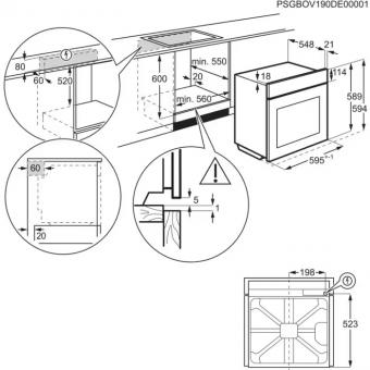 Духова шафа електрична Electrolux LOX8P87WZ: 6