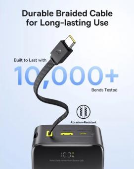 Універсальна мобільна батарея Baseus EnerFill FC51 Bipow2 Pro 30000mAh 22,5W build cab.USB-C black (E0028100): 6