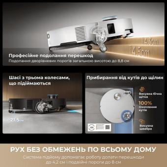 Робот-пилосос Dreame Bot X60 Ultra Complete White (RLX87DE-wh): 6