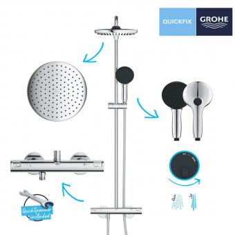 Душова система GROHE QuickFix Vitalio Comfort System 250 26677001: 5