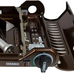 Плита газова портативна Tribe Ceramic інфрачервона з керамічним пальником (T-HD-0004-brown): 9