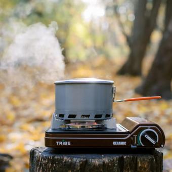 Плита газова портативна Tribe Ceramic інфрачервона з керамічним пальником (T-HD-0004-brown): 17