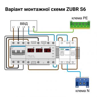 Перемикач фаз ZUBR S6-40 red (4820120222764): 7