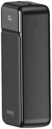 Універсальна мобільна батарея Sigma X-power SI30A4QL 30000mAh, PD/20W, QC22.5W, LED, cable 20w, black (4827798787311): 3