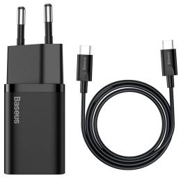 Мережевий зарядний пристрій Baseus 1xUSB 25W (USB-C) + Cable Type-C black (TZCCSUP-L01): 7