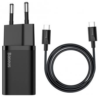Мережевий зарядний пристрій Baseus 1xUSB 25W (USB-C) + Cable Type-C black (TZCCSUP-L01): 7
